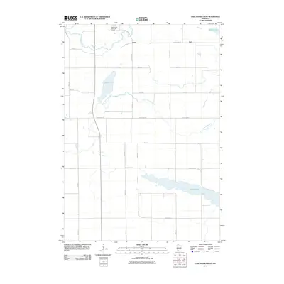 2010 Map of Lake Hanska West, 2010 Print