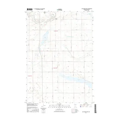 2016 Map of Lake Hanska West, 2016 Print