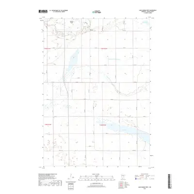 2019 Map of Lake Hanska West, 2019 Print