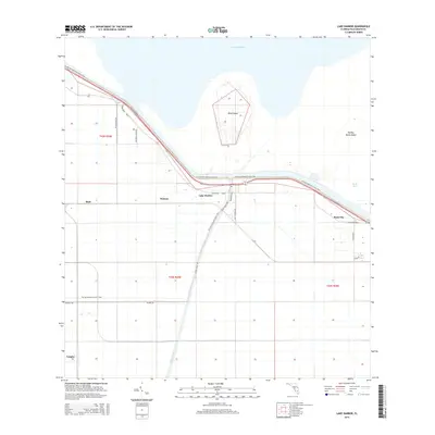 2015 Map of Lake Harbor, 2015 Print