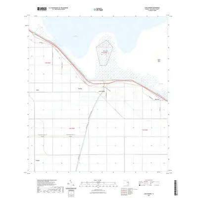 2021 Map of Lake Harbor, 2021 Print