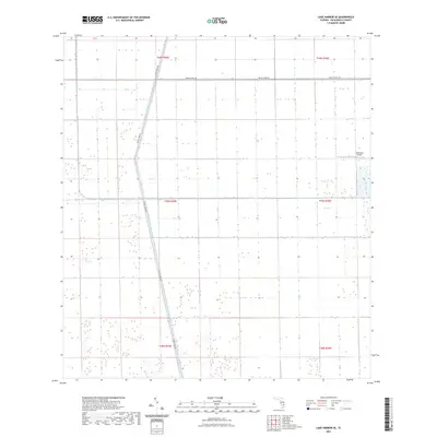 2021 Map of Lake Harbor SE, 2021 Print