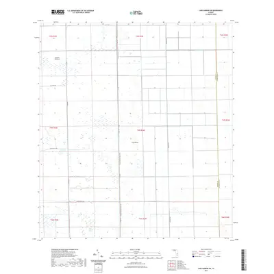 2021 Map of Lake Harbor SW, 2021 Print