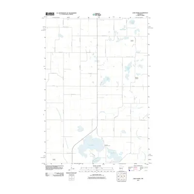 2010 Map of Lake Hassel, 2010 Print