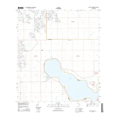 2015 Map of Lake Hatchineha, 2015 Print