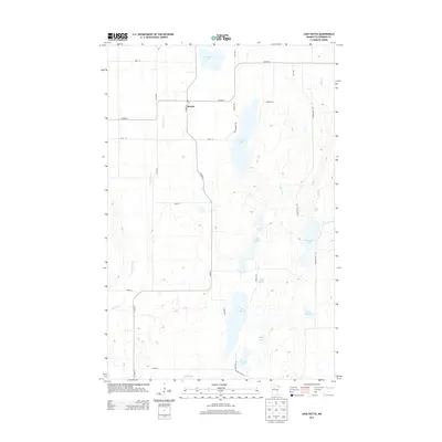 2013 Map of Lake Hattie, 2013 Print