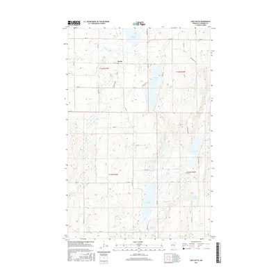2016 Map of Lake Hattie, 2016 Print