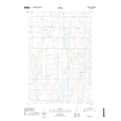 2019 Map of Lake Hattie, 2019 Print