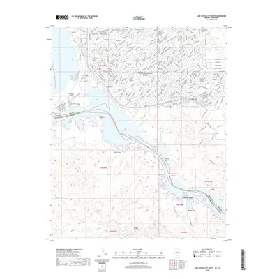 2018 Map of Lake Havasu City South, 2018 Print