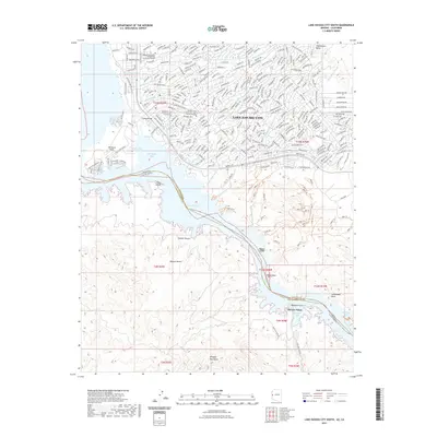 2021 Map of Lake Havasu City South, 2021 Print
