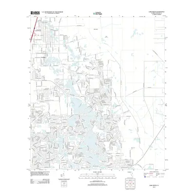 2012 Map of Lake Helen, 2012 Print