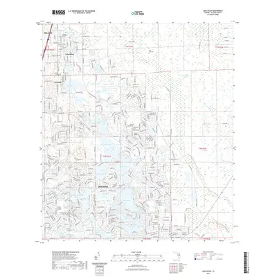 2021 Map of Lake Helen, 2021 Print
