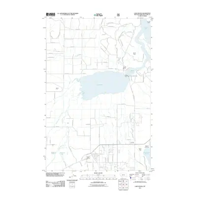 2011 Map of Lake Helena, 2011 Print