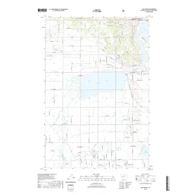 2020 Map of Lake Helena, 2020 Print