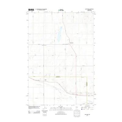 2013 Map of Lake Henry, 2013 Print