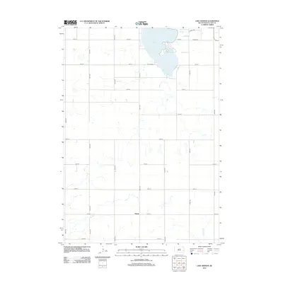 2012 Map of Lake Herman, 2012 Print