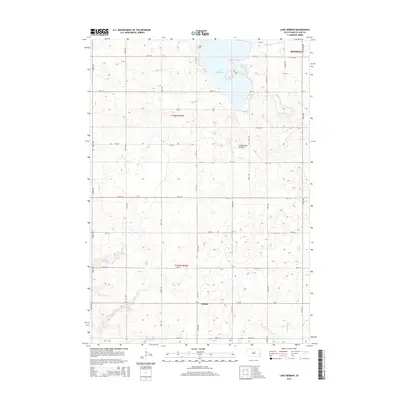 2015 Map of Lake Herman, 2015 Print