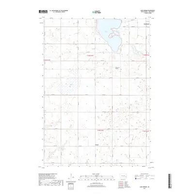 2017 Map of Lake Herman, 2017 Print