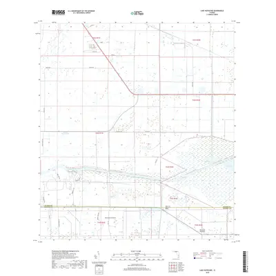 2018 Map of Lake Hicpochee, 2018 Print