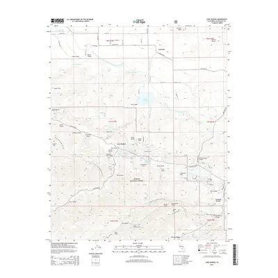 2015 Map of Lake Hughes, 2015 Print