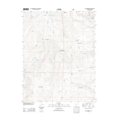 2013 Map of Lake Humphreys, 2013 Print