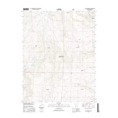 2016 Map of Lake Humphreys, 2016 Print