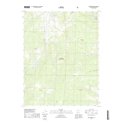 2019 Map of Lake Humphreys, 2019 Print