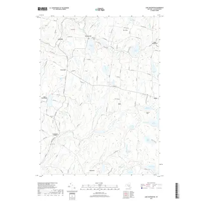 2019 Map of Lake Huntington, 2019 Print