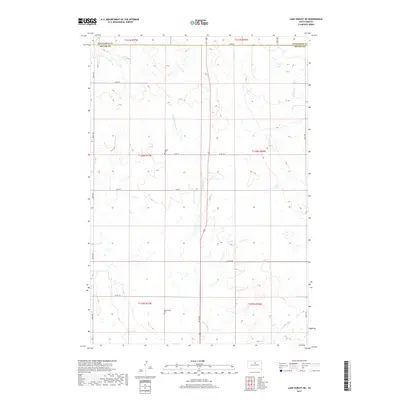 2017 Map of Lake Hurley NE, 2017 Print