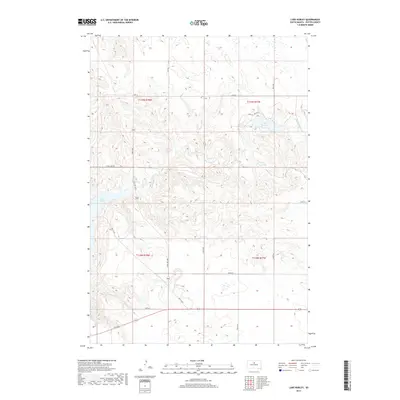 2017 Map of Lake Hurley, 2017 Print