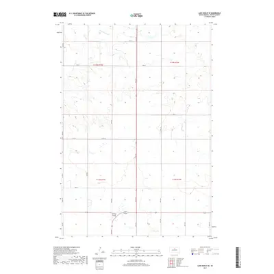2017 Map of Lake Hurley SE, 2017 Print