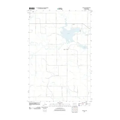 2011 Map of Lake Ilo, 2011 Print