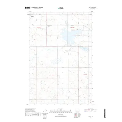2017 Map of Lake Ilo, 2017 Print