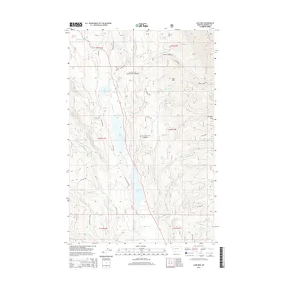 2014 Map of Lake Inez, 2014 Print