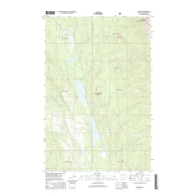 2017 Map of Lake Inez, 2017 Print