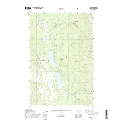 2020 Map of Lake Inez, 2020 Print