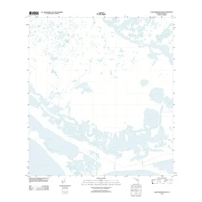 2012 Map of Lake Ingraham East, 2012 Print