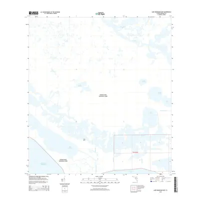 2015 Map of Lake Ingraham East, 2015 Print