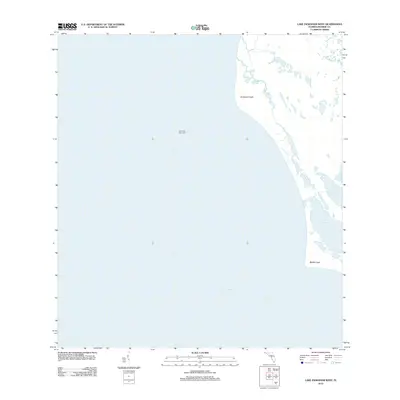 2012 Map of Lake Ingraham West, 2012 Print