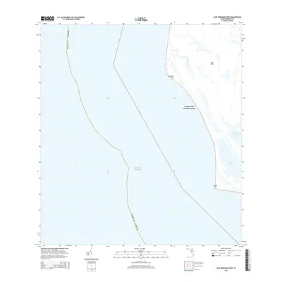 2015 Map of Lake Ingraham West, 2015 Print
