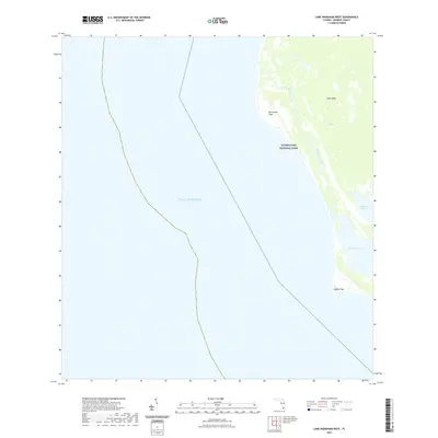2021 Map of Lake Ingraham West, 2021 Print
