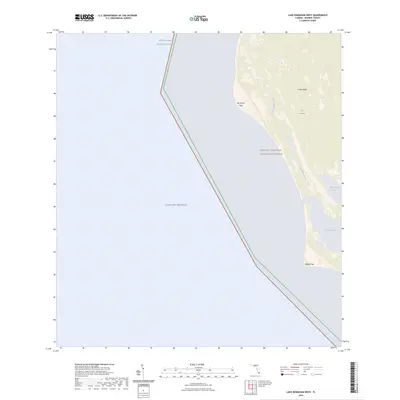 2024 Map of Lake Ingraham West, 2024 Print