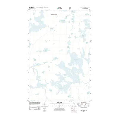 2011 Map of Lake Insula, 2011 Print