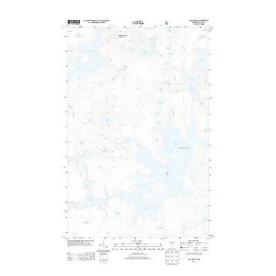 2013 Map of Lake Insula, 2013 Print