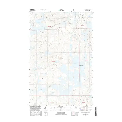 2016 Map of Lake Insula, 2016 Print