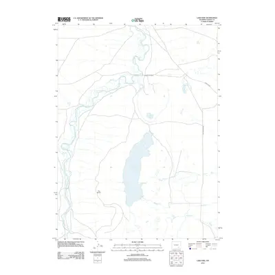 2012 Map of Lake Ione, 2012 Print