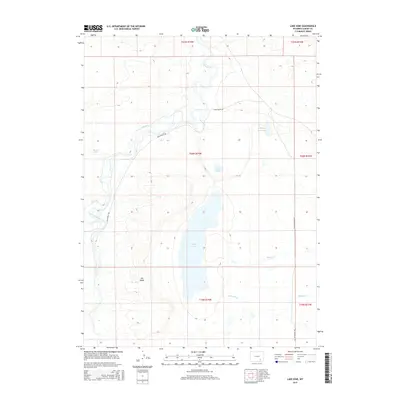 2015 Map of Lake Ione, 2015 Print