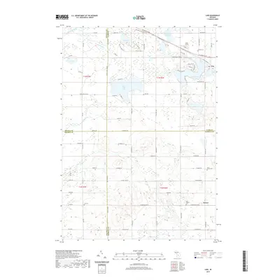 2019 Map of Lake, 2019 Print