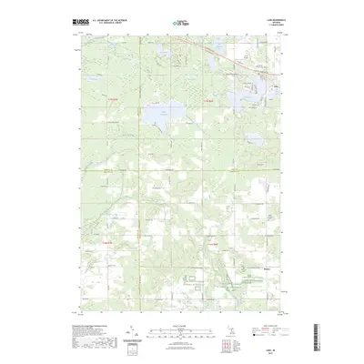 2023 Map of Lake, 2023 Print