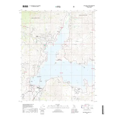 2018 Map of Lake Isabella North, 2018 Print